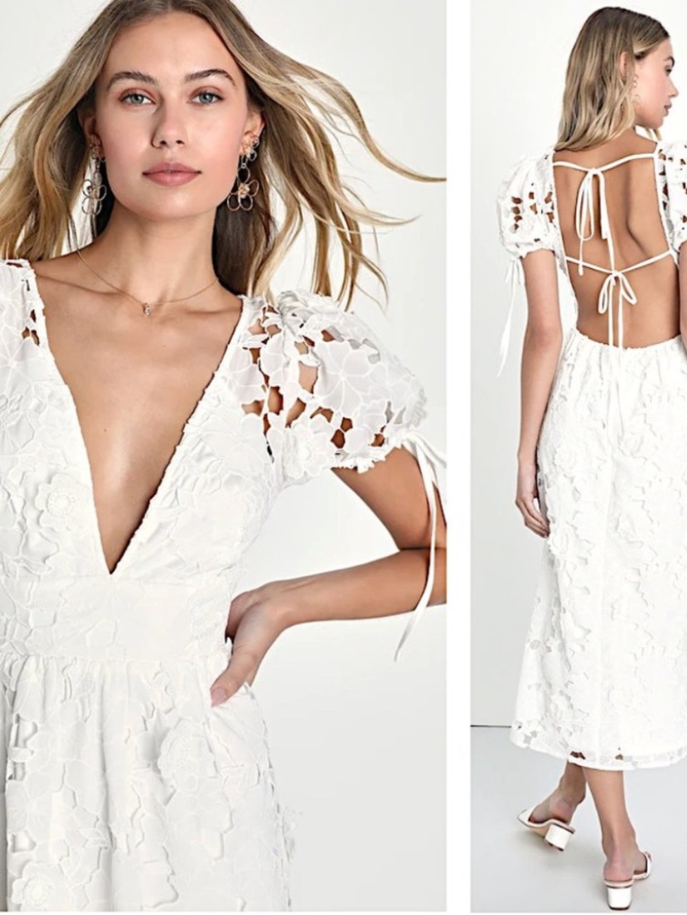 White dress